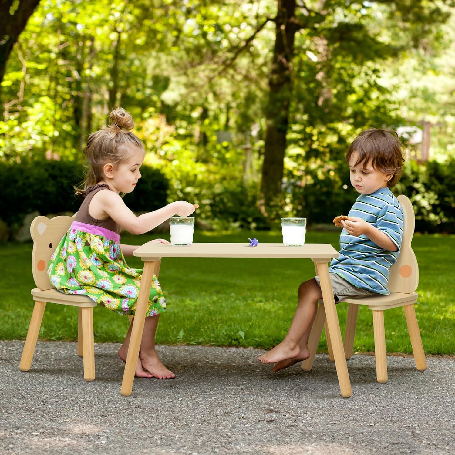 Animal Table and Chairs Set