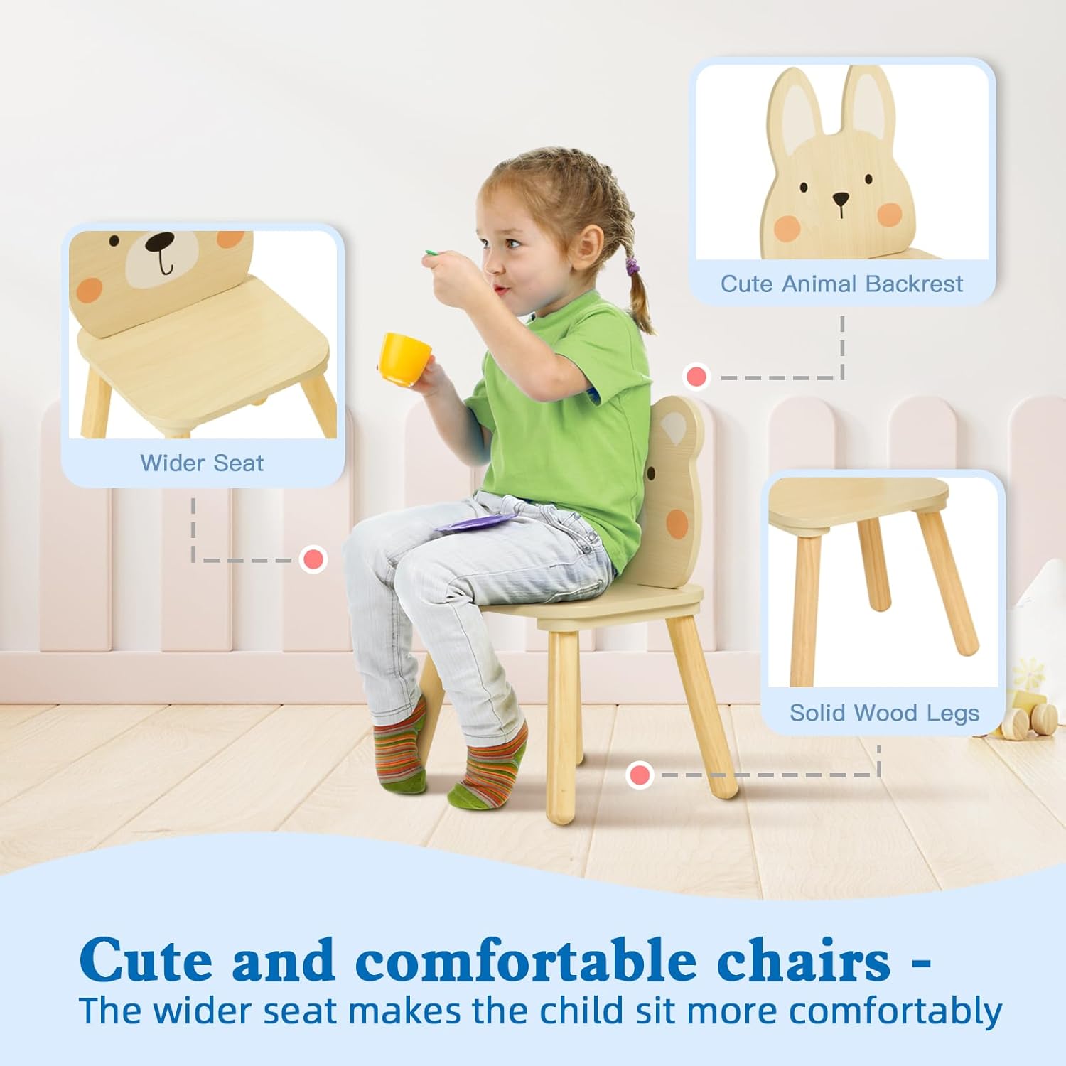 Animal Table and Chairs Set