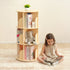 Kids Rotating Bookshelf Tower