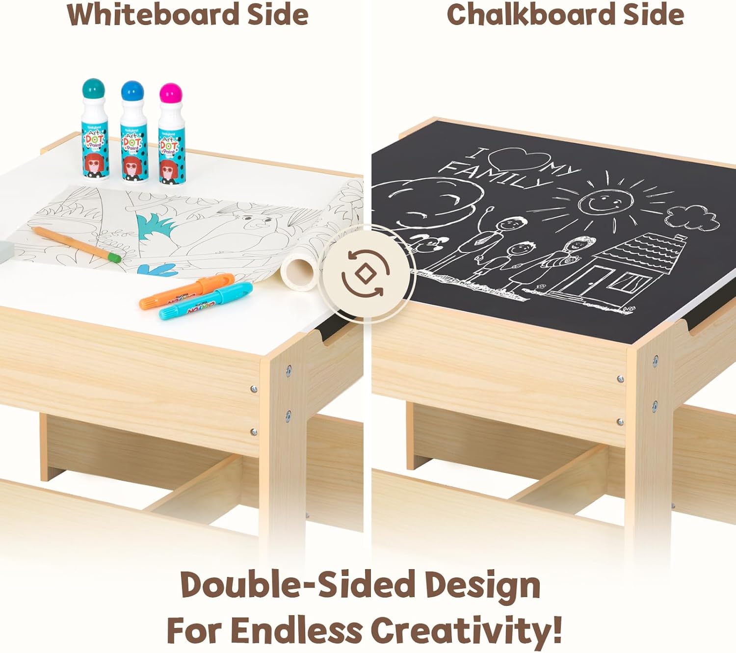 Toddler Table and Chairs Set