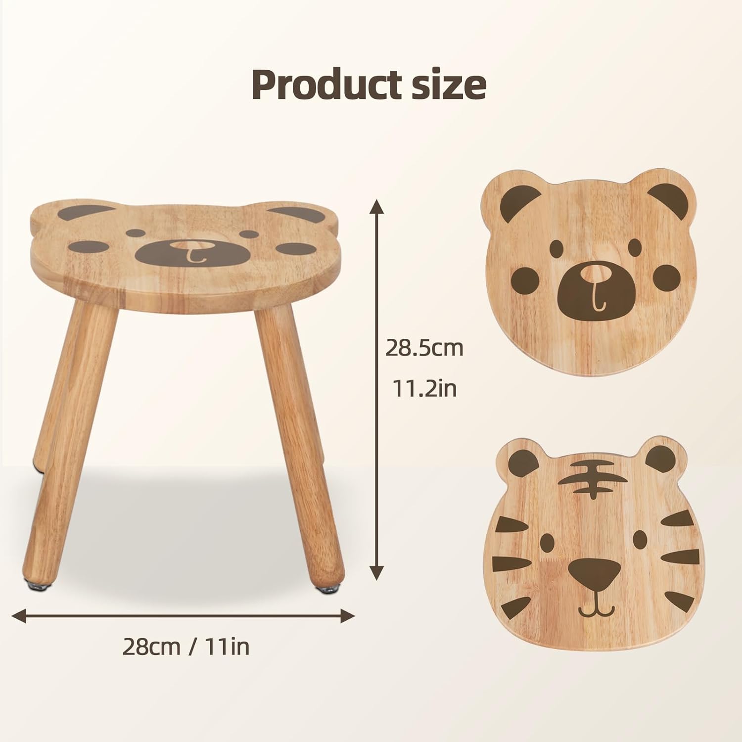 Bear and Tiger Stools