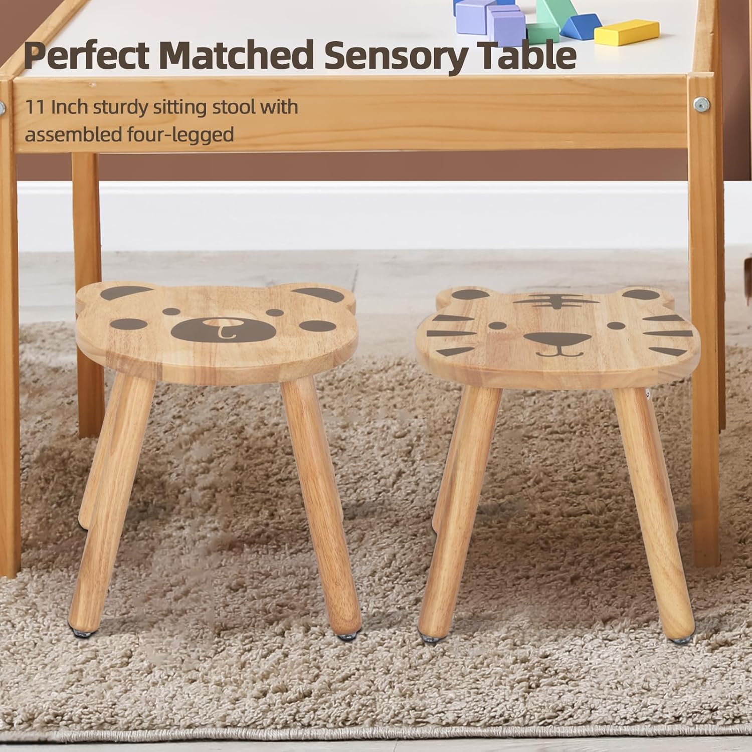 Bear and Tiger Stools