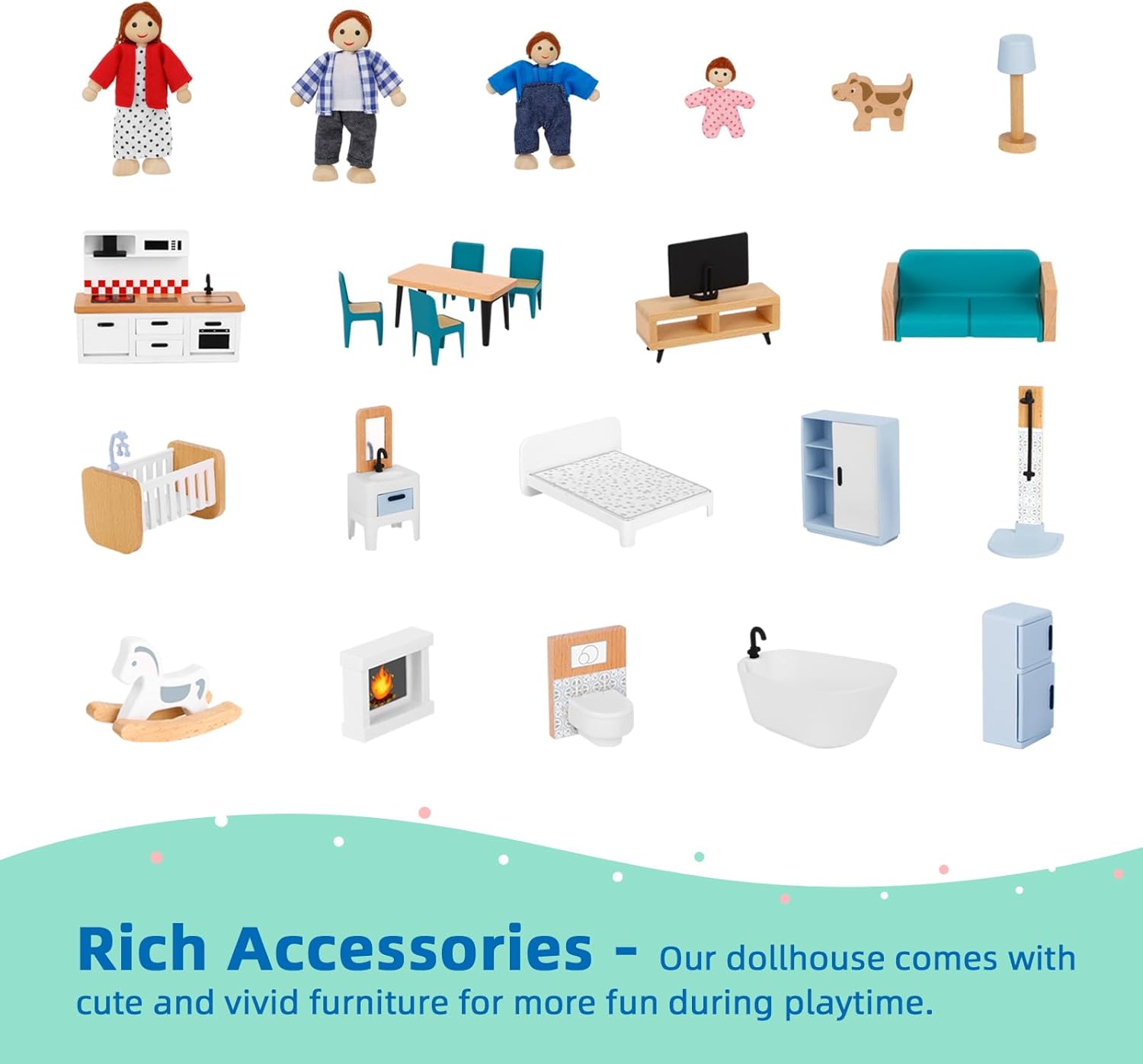 3-Storey Dollshouse with working elevator