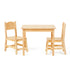 Solid Wooden Kids Table and Chair Set