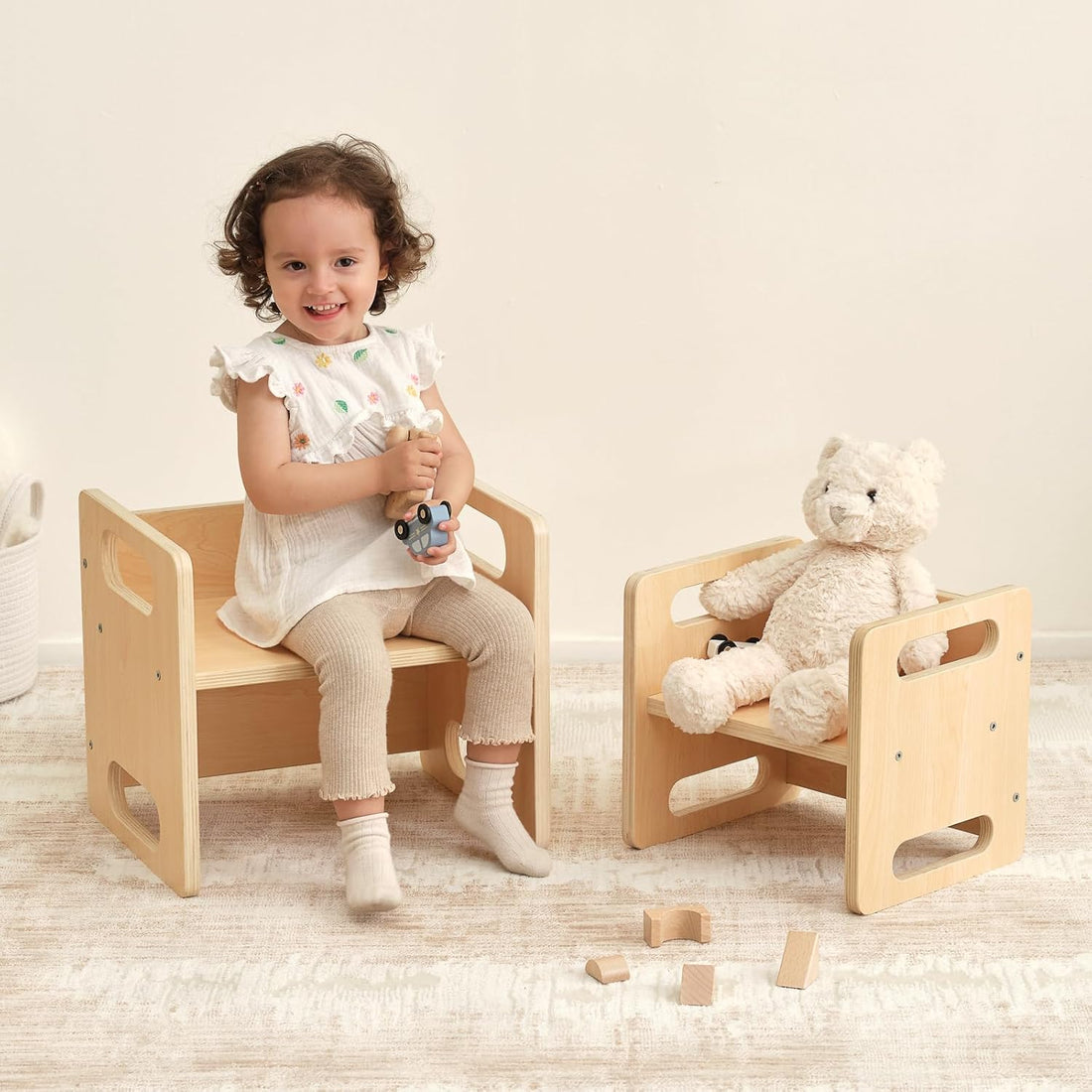 Montessori Nesting Table and Chair Set