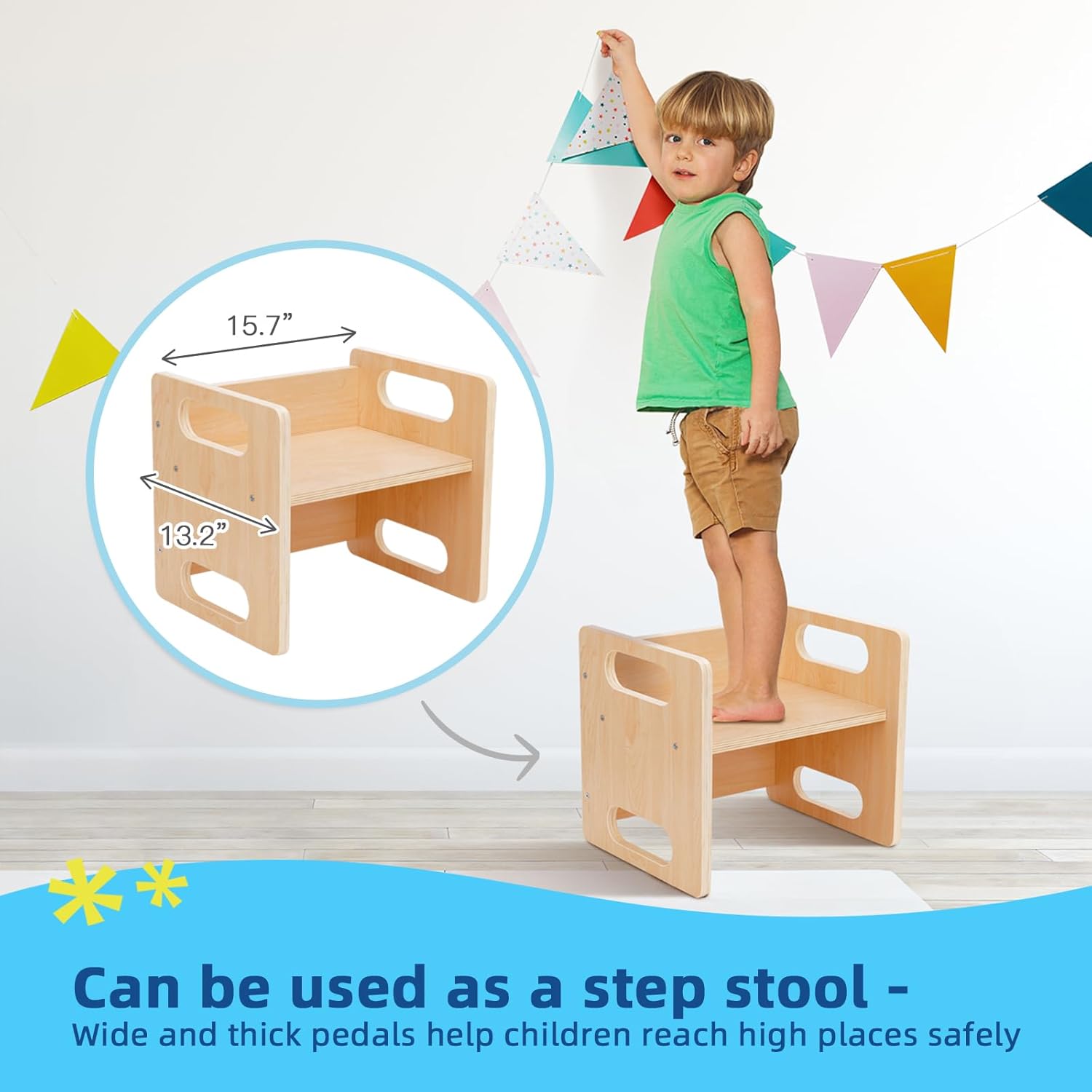 Montessori Nesting Table and Chair Set