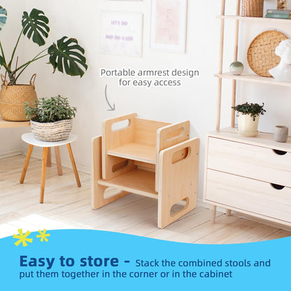 Montessori Nesting Table and Chair Set