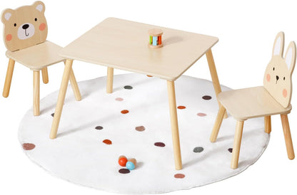 Animal Table and Chairs Set