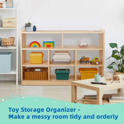 Montessori 8-Section Storage Cabinet
